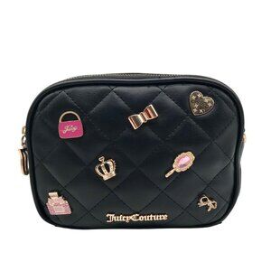 Juicy Couture Black Quilted Juicy Girl Only Camera Crossbody Bag